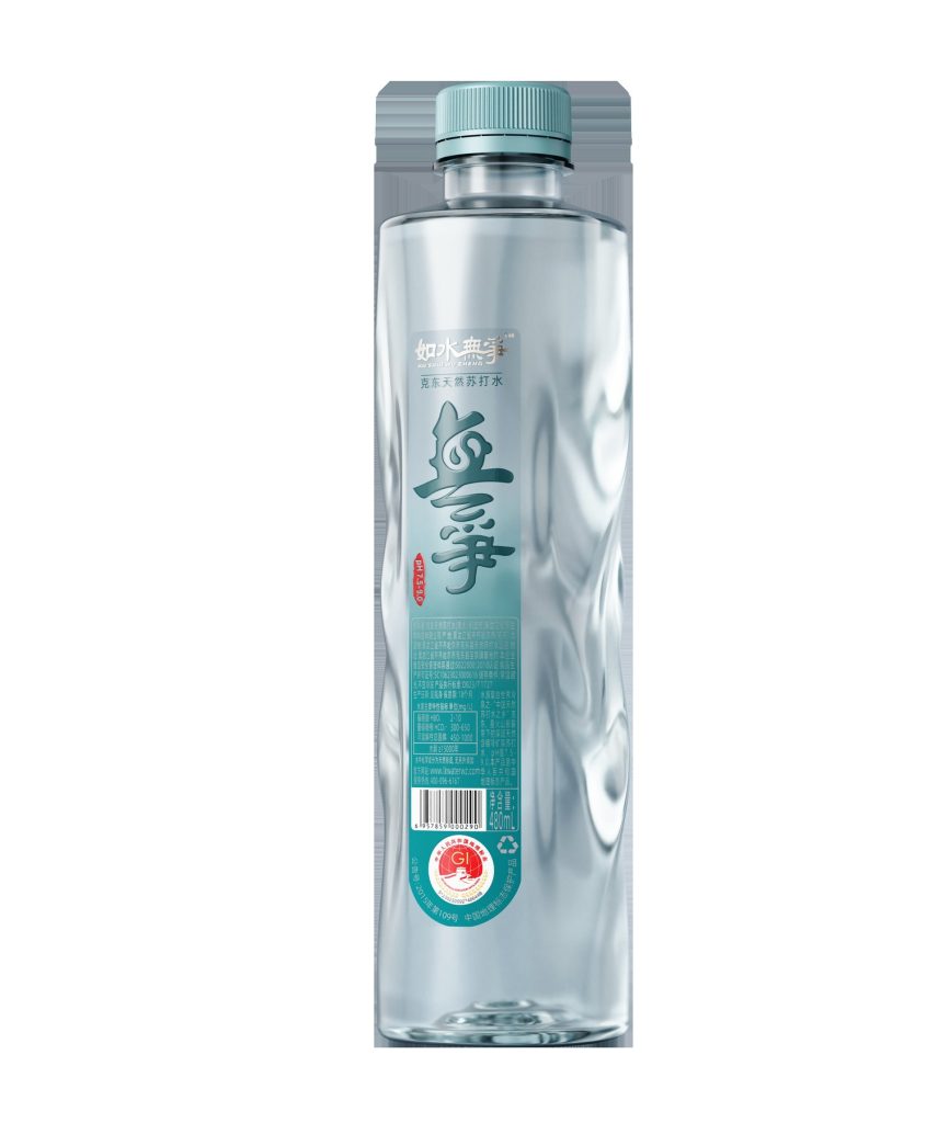 Real-Life Packaging Design Examples for "Like Water, No Strife" Natural Soda